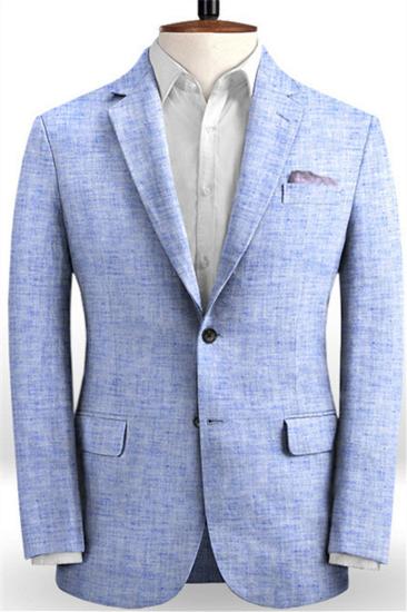 Blue Summer Groom Mens Suits Online | Mens Prom Tuxedos_1