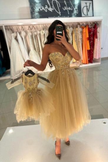 Gold Cocktail Dresses Party Dresses Short Ball Gowns Cheap