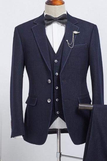 Barnett Hot Navy 3-Pack Slim Fit Custom Business Suit_2