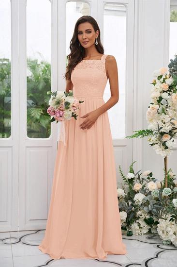 Beautiful Long Dusky Pink Lace Evening Dress | Lace Sleeveless Prom Dress_16