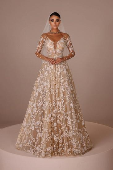 Designer Wedding Dresses A Line Lace Bridal Fashion Online_1